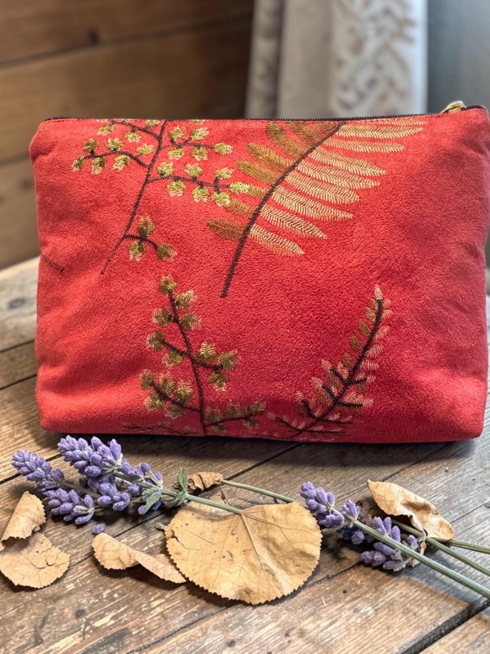 DannyK Beverly Hills Handmade tapestry zipper bag